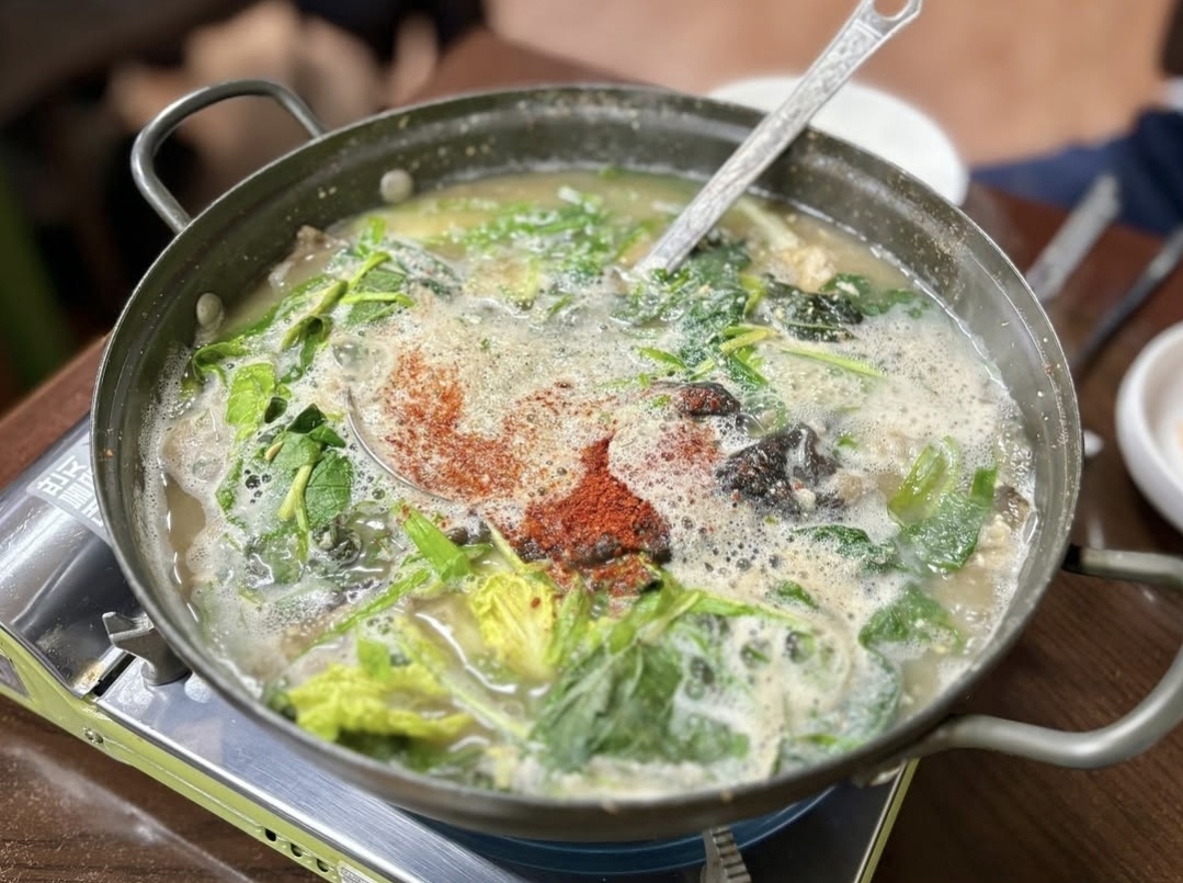 목포 덕인집 홍어애탕