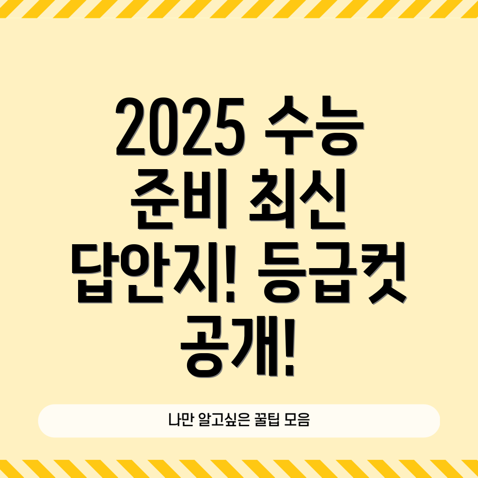 2025학년도 수능