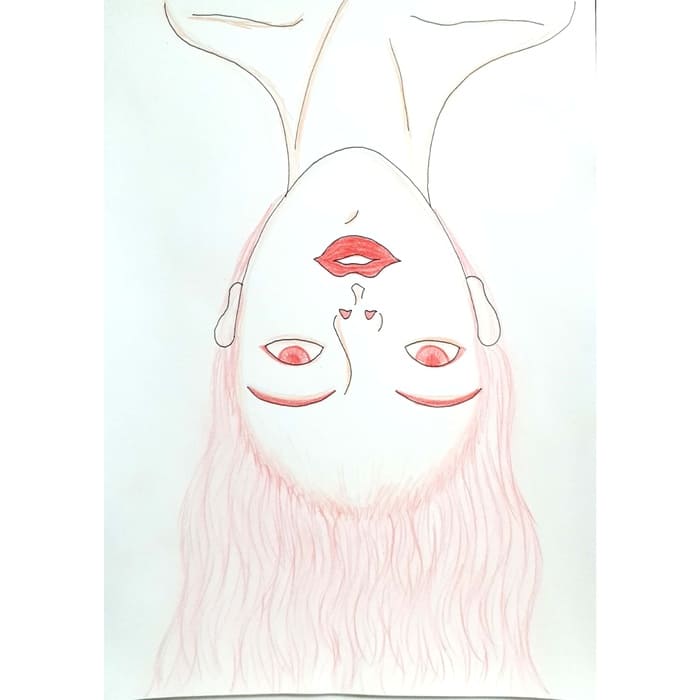 Upside Down 일러스트 그림 드로잉 2020