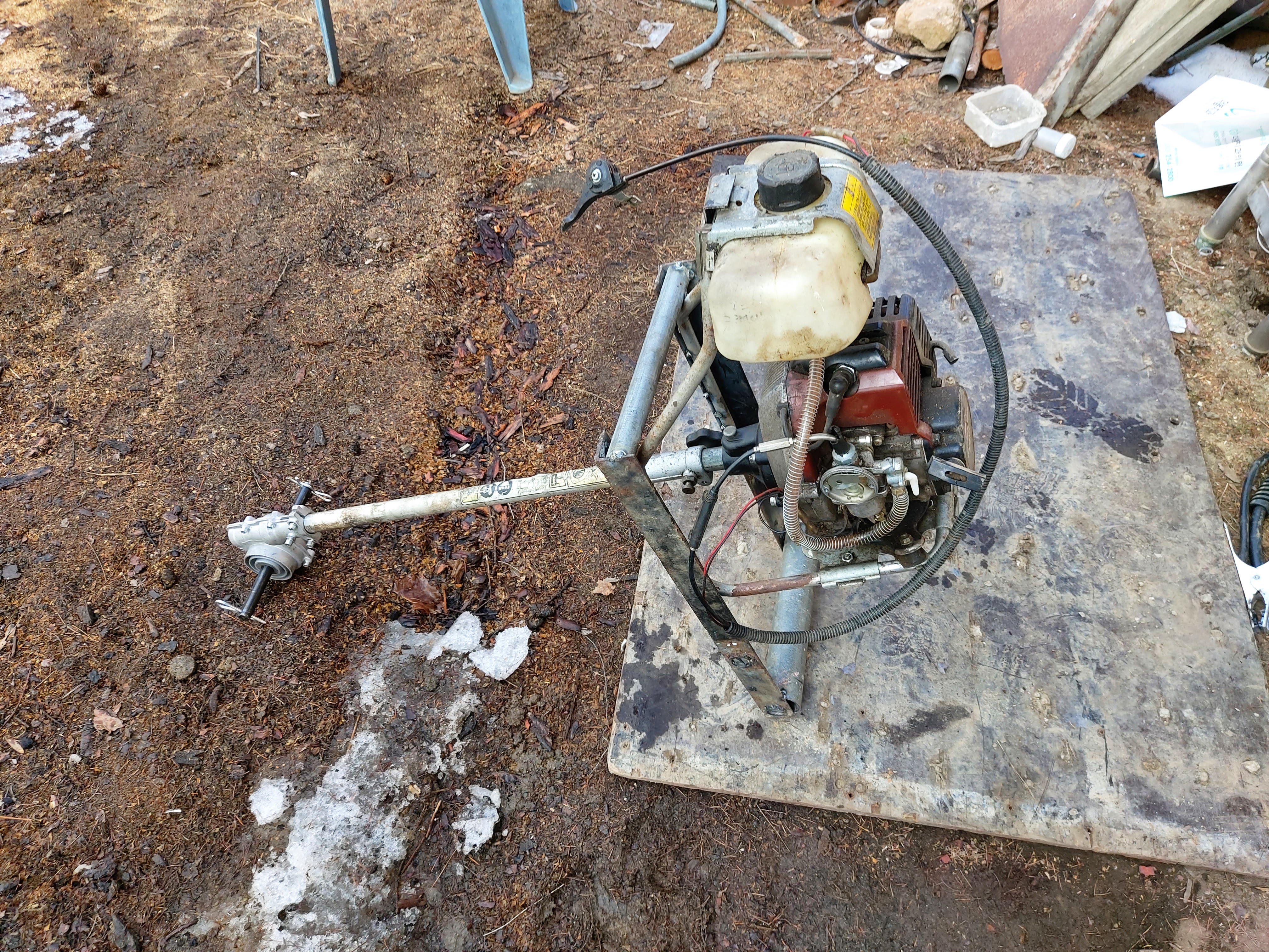 수레형 예초기 (두바퀴) 4