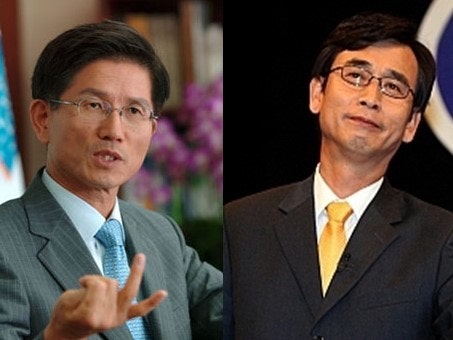 유시민 작가와 김문수 후보