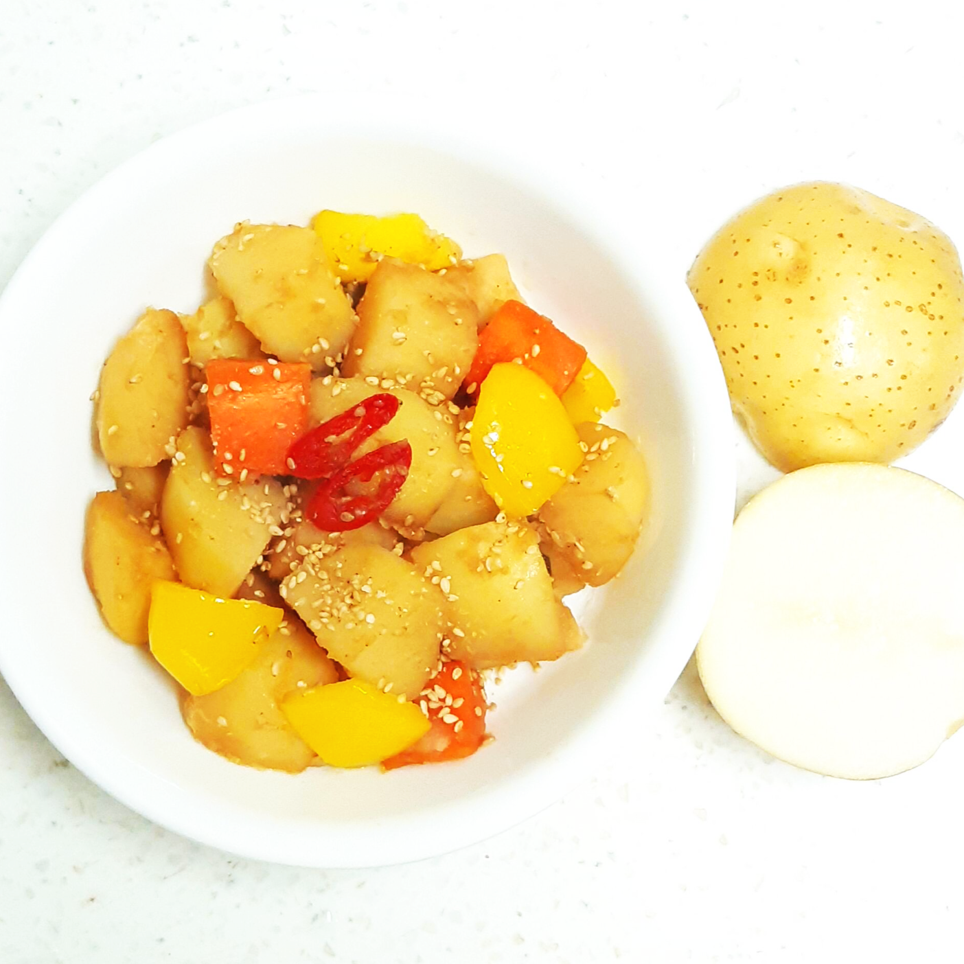 감자조림 맛있게 만드는 법 황금레시피, 간장으로 부서지지않게 요리