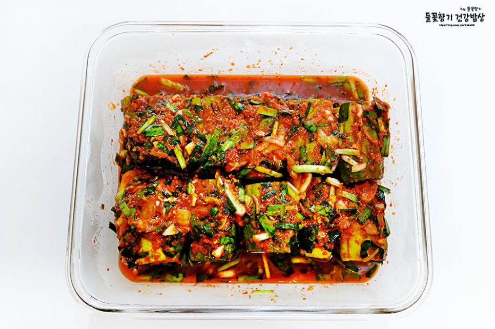 오이 김치 담그는 법 아삭아삭한 부추 오이 김치 담그는 법 19