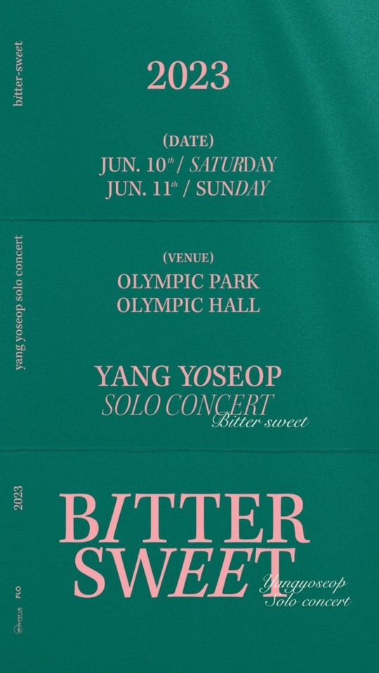 Yoseob Yang Returns with &#39;BITTER SWEET&#39; Solo Concert After 5 Years