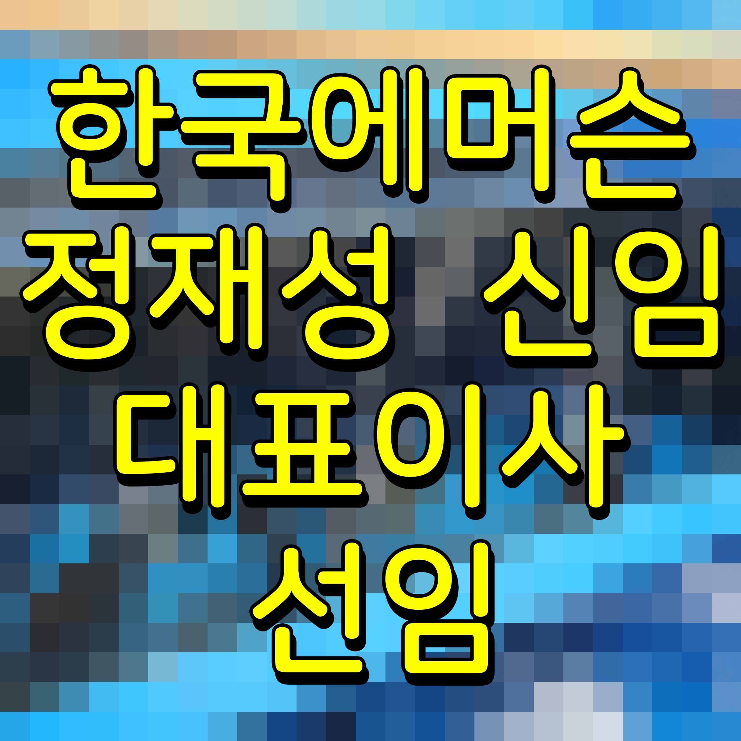  한국에머슨 정재성 신임 대표이사 선임