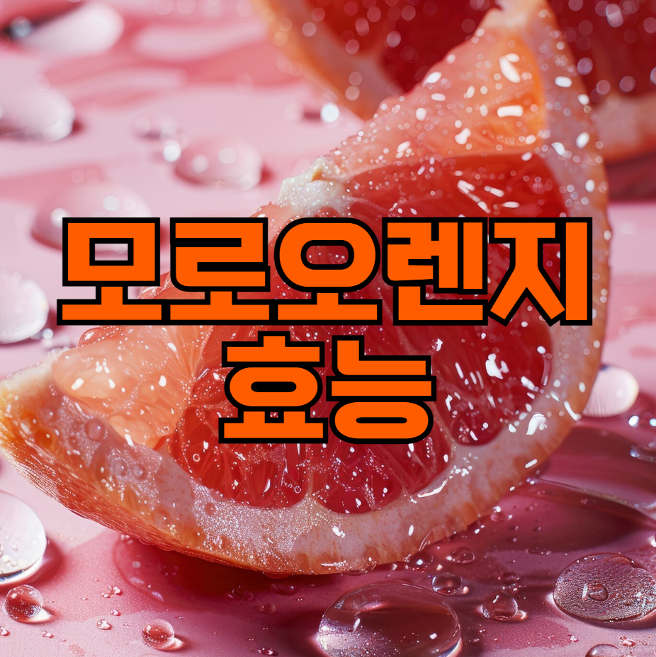 모로오렌지 효능