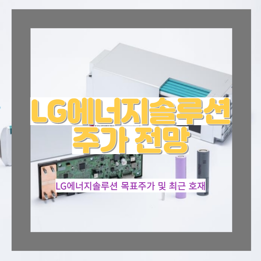  LG에너지솔루션 기업 정보 및 주가 전망