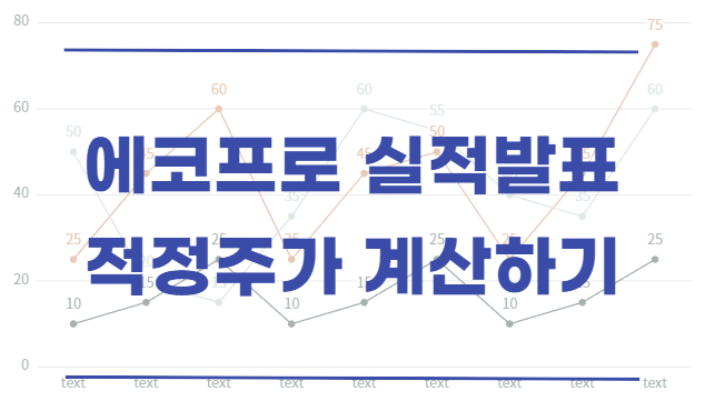  에코프로 실적 발표 EPS 활용하여 적정 주가 계산해보기
