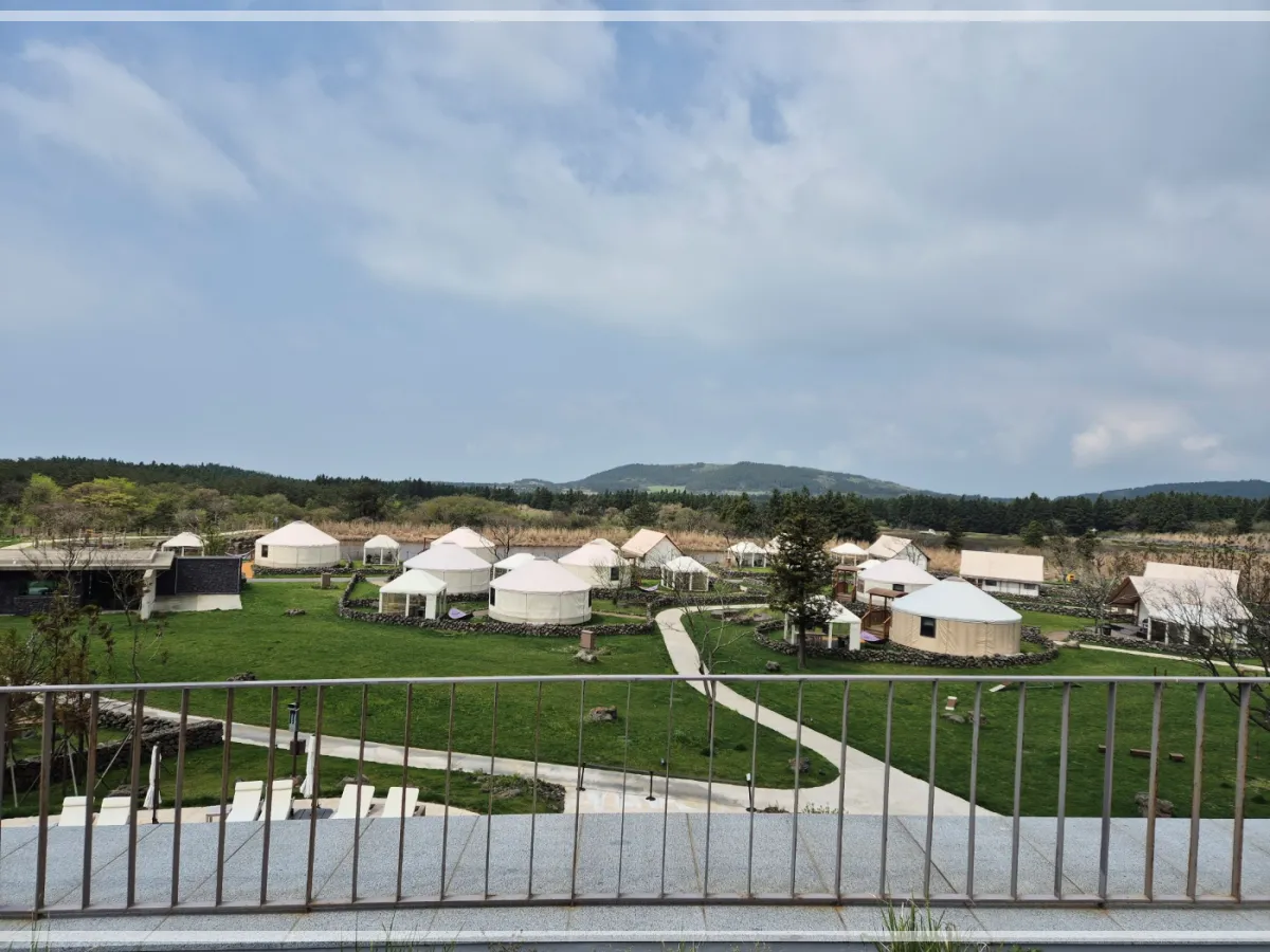 제주도 글램핑 감성 숙소 스타빌 야경
