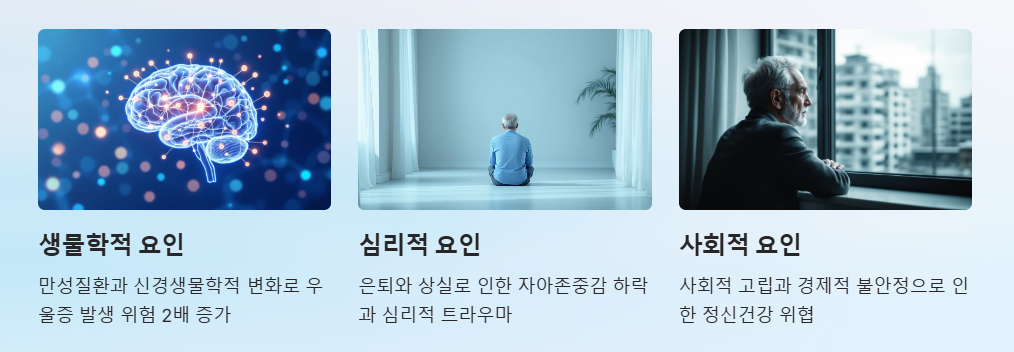 노인 우울증 요인