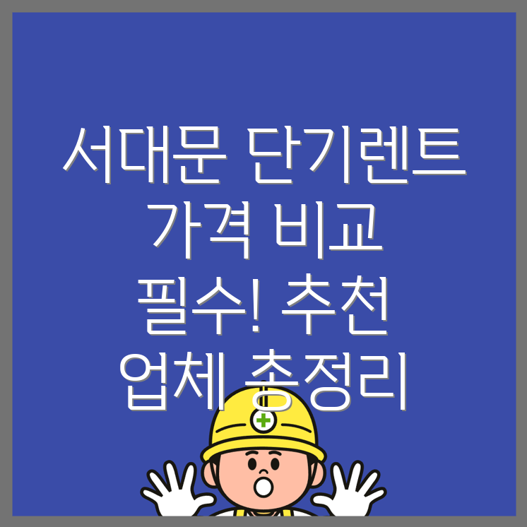 단기렌트카