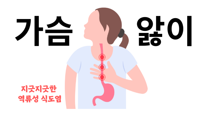 역류성 식도염-가슴앓이-명치통증