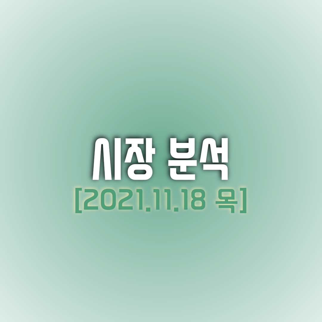  금일(11/18) 주식 시장 분석