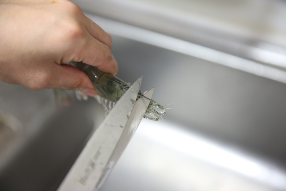 생새우 새우손질 흰다리새우 요리 14