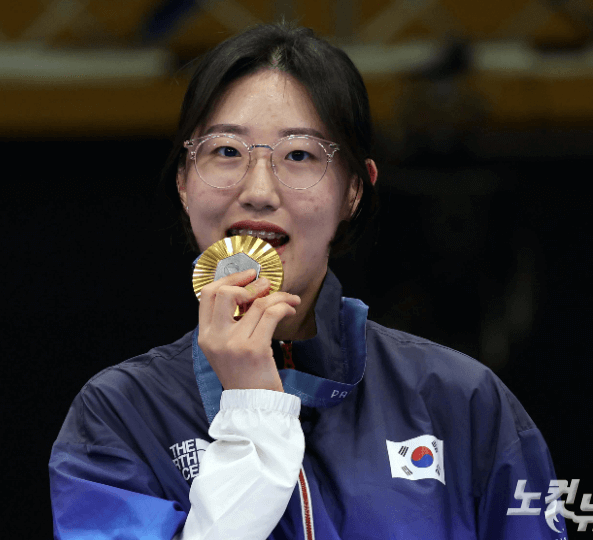 한국 여자 사격 양지인 선수