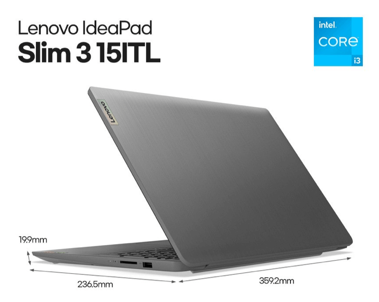 레노버 IdeaPad Slim3 15ITL 19.9mm 두께와 사이즈