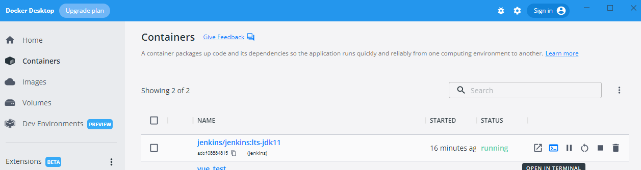 Docker + Jenkins + Vue - 4. Jenkins 컨테이너 안 Docker 설치 Docker + Jenkins + Vue - 4. Jenkins 컨테이너 안 Docker 설치