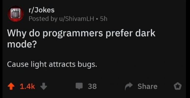 개발자들이 다크모드를 좋아하는 이유