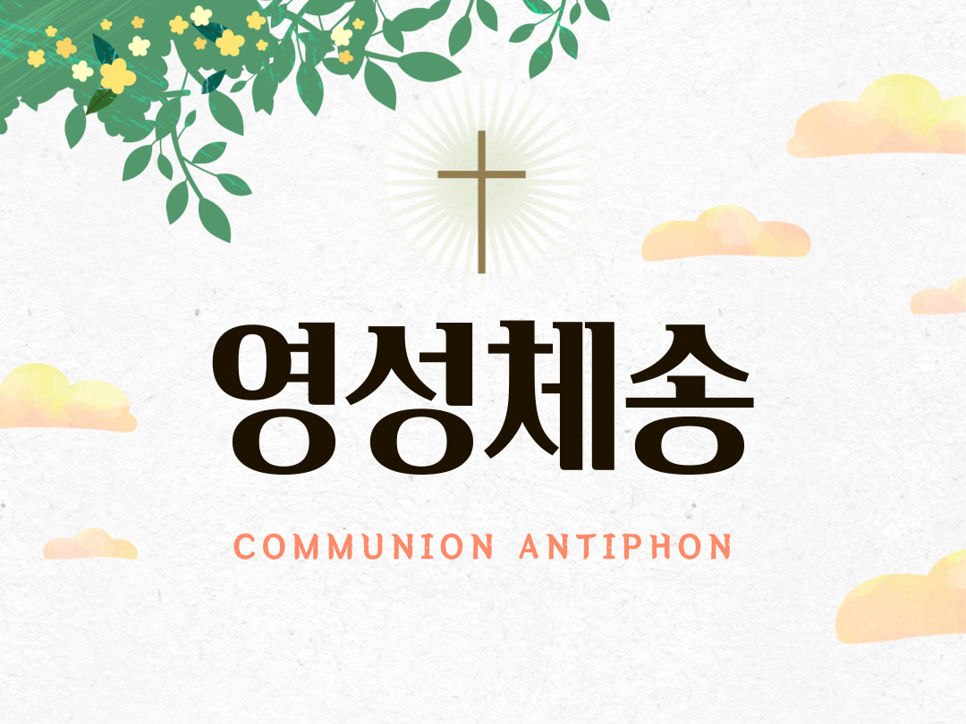 매일미사 영성체송 (Communion Antiphon)