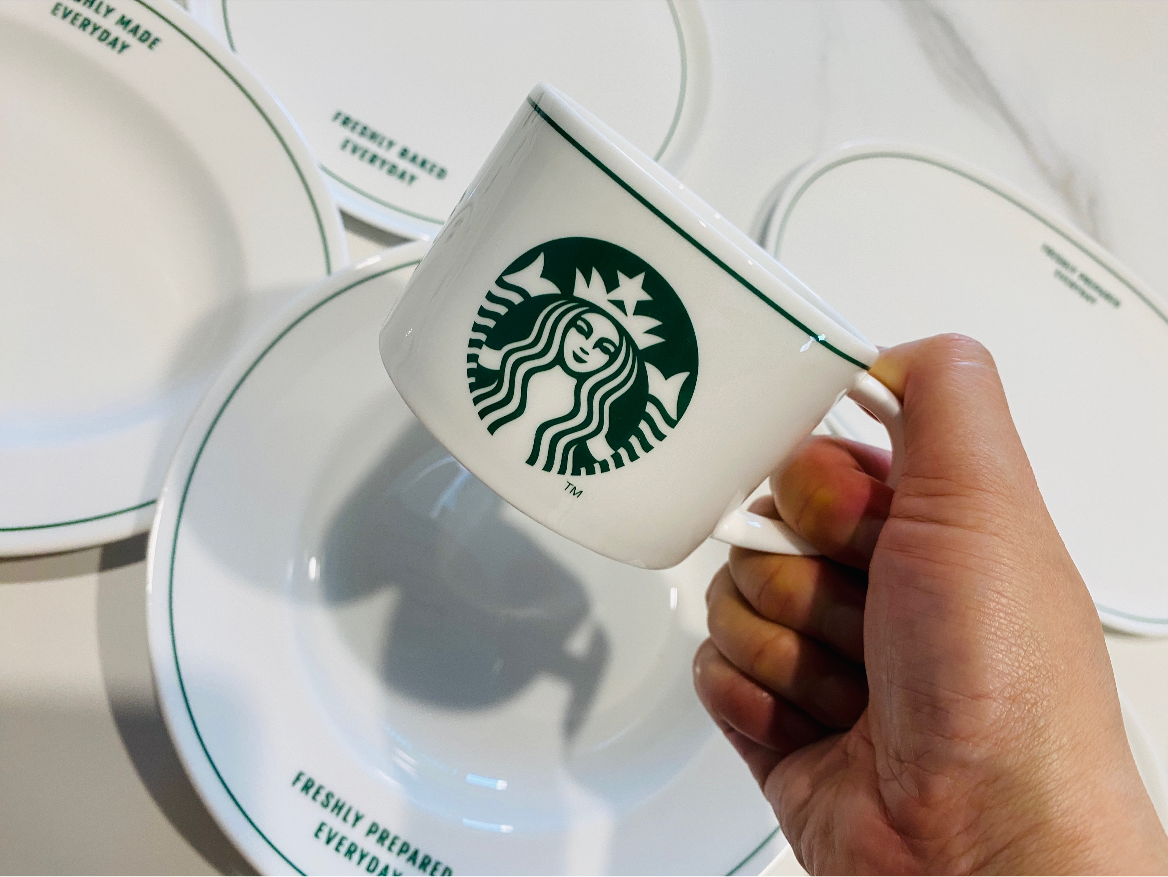  Starbucks Tableware Collection Green Line