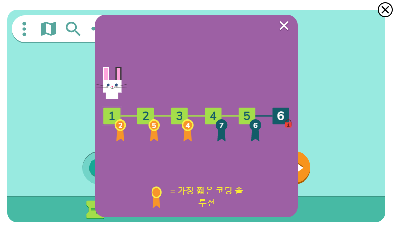 구글 토끼 코딩 게임2