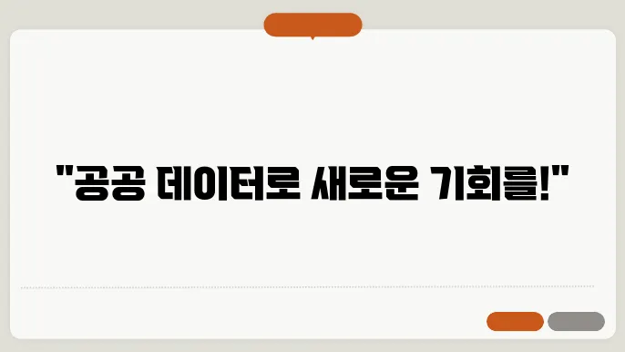 공공 데이터 요청 프로세스 이미지