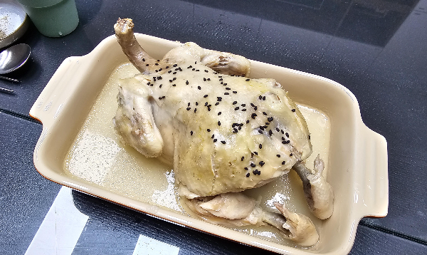 누룽지 닭백숙 한마리