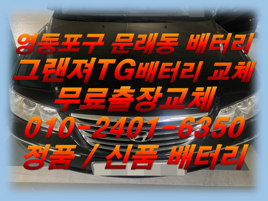  문래동배터리 그랜져TG밧데리 무료출장교체_델코 DF80L