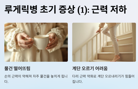루게릭병 초기증상 원인 치료방법(진단, 증상완화방법)
