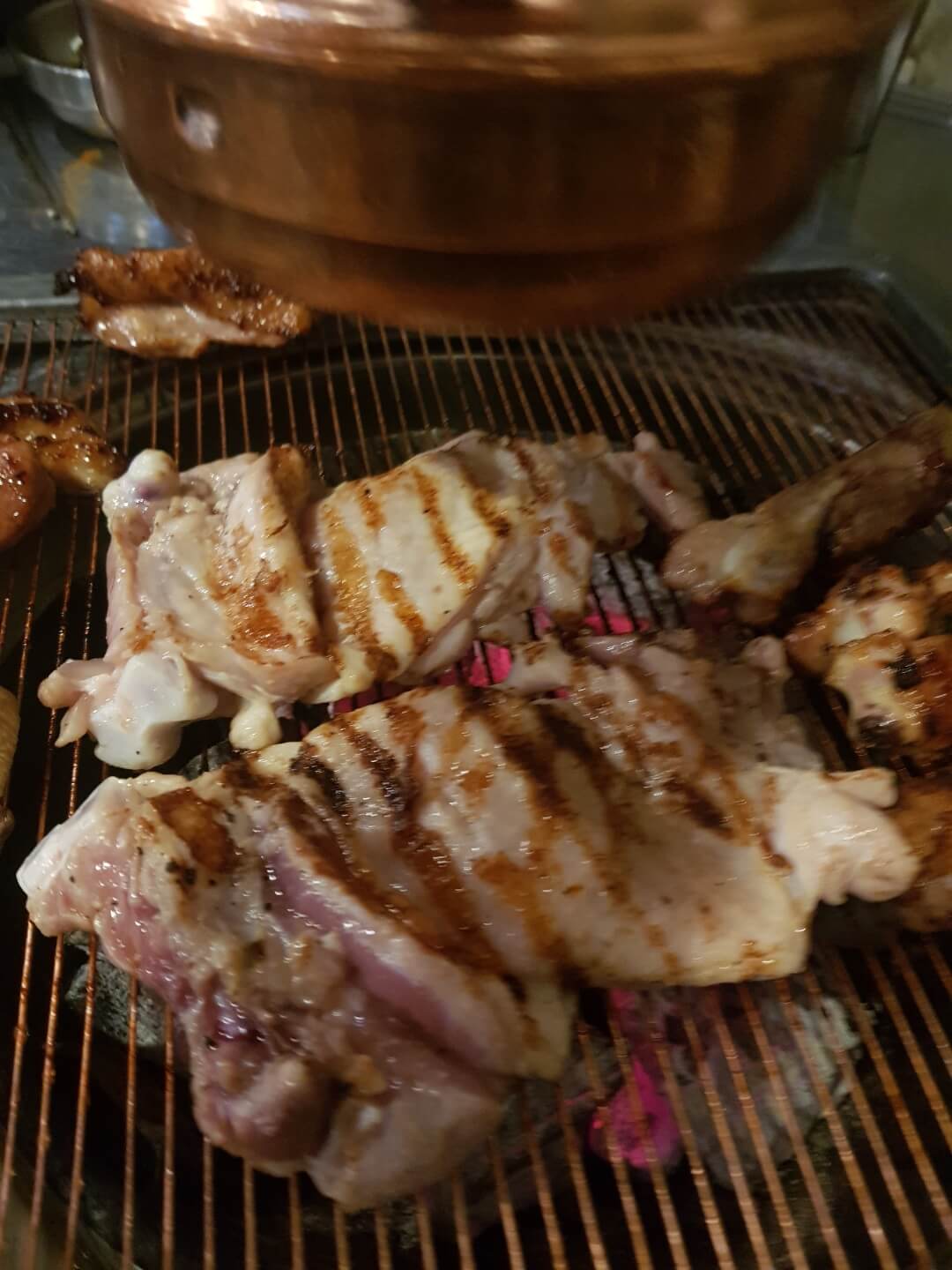 강동구 천호역 맛집 숯불 닭갈비 온도계 리뷰 줄서서 먹는 닭갈비 맛집