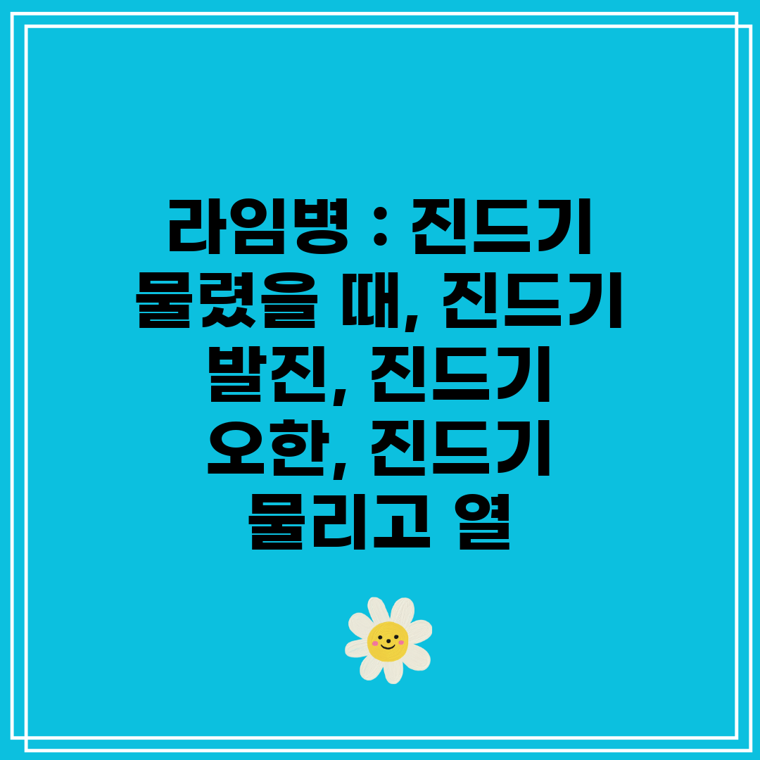 라임병  진드기 물렸을 때, 진드기 발진, 진드기 오한