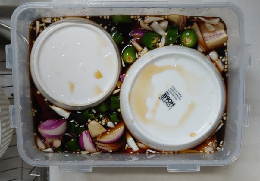  몸에 좋고 고기랑 먹으면 맛도 좋은 자색 양파 장아찌 쉽게 담그기