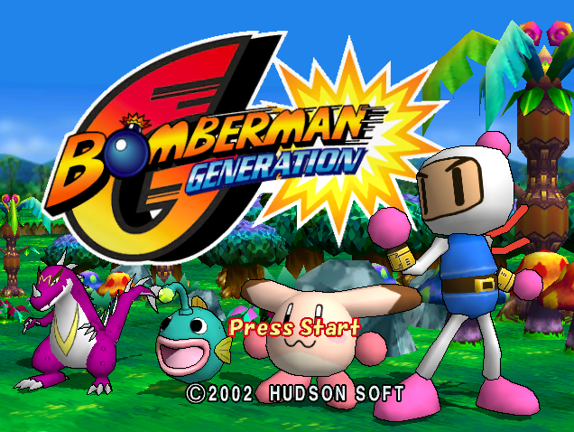  허드슨 (HUDSON) - 봄버맨 제너레이션 북미판 Bomberman Generation USA (게임큐브 - GC - iso 다운로드)