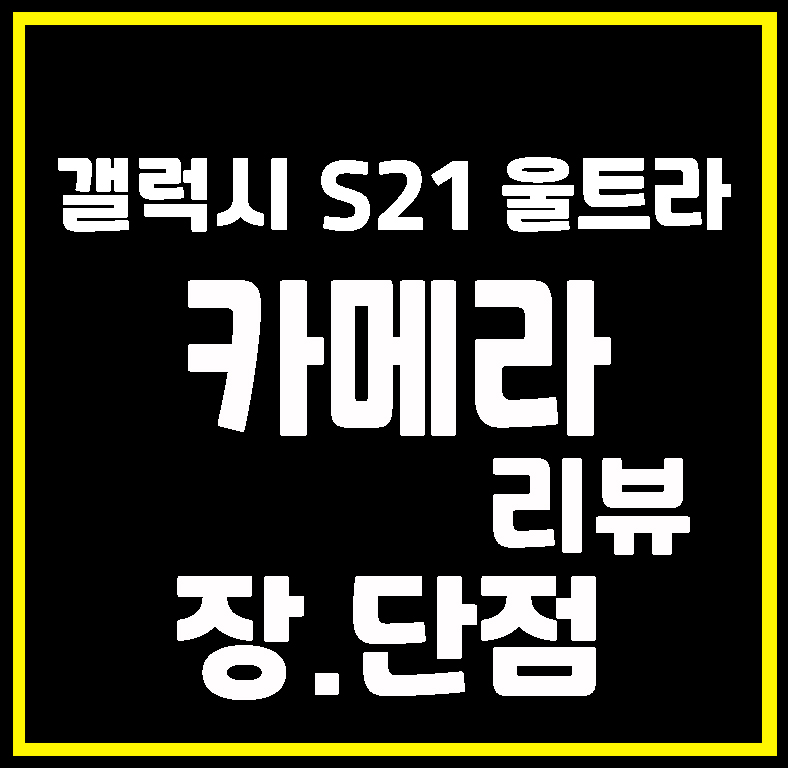  갤럭시 S21 울트라 카메라 실사용기 리뷰 사진 퀄리티 살펴보기!