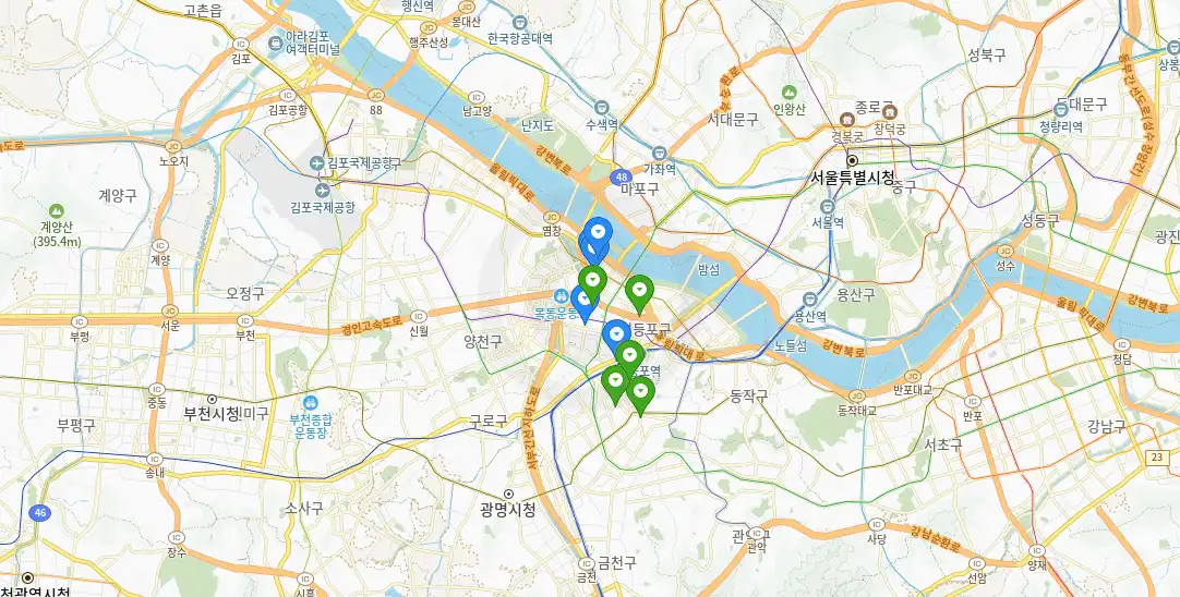 서울 영등포구 현대자동차 서비스센터 정비공장 사업소 (2025년 리스트)
