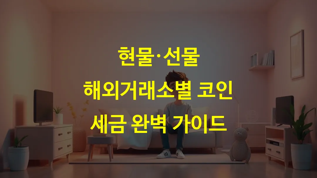 현물·선물 해외거래소별 코인 세금 완벽 가이드