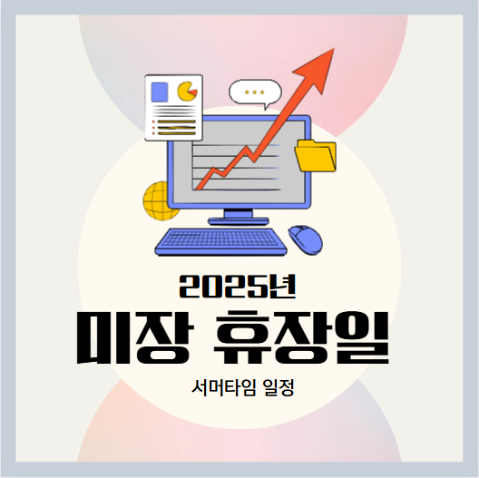 2025년 미국장 휴장일 및 서머타임