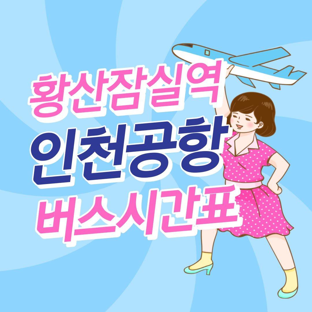 황산, 잠실역에서 인천공항 버스 썸네일