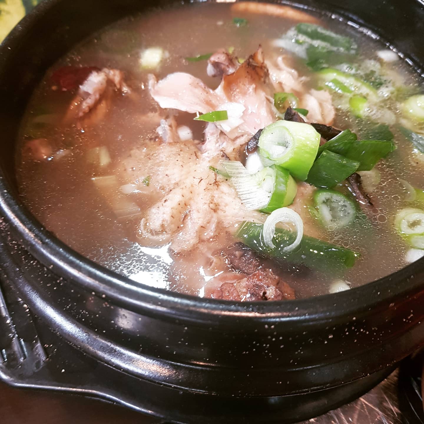  능이 버섯 삼계탕 그리고 열무 겉절이!