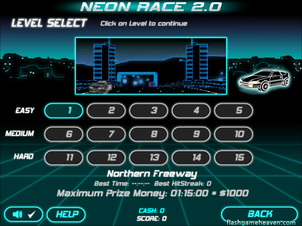 Neon Race 2 Game