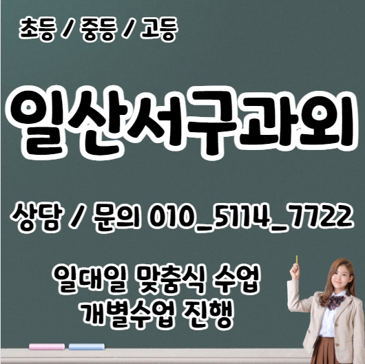  일산서구 중학생 수학과외 일산동 고등학생 과학과외 초등 국어