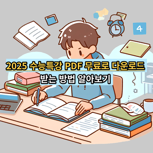 2025 수능특강 PDF 무료로 다운로드 받는 방법 알아보기