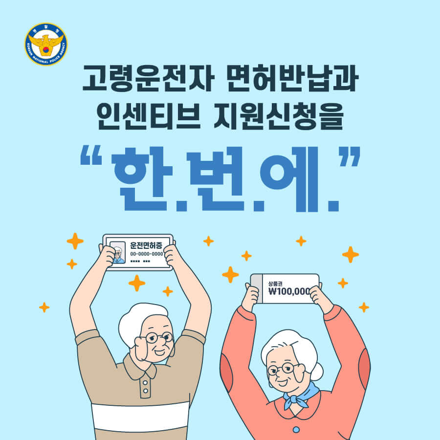 운전면허 반납 나이 지원금 혜택