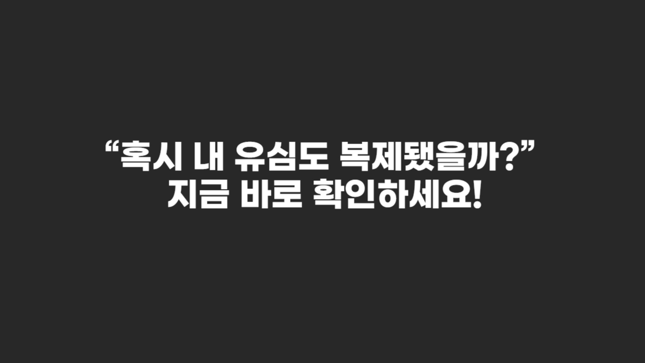 내폰 유심 확인 방법