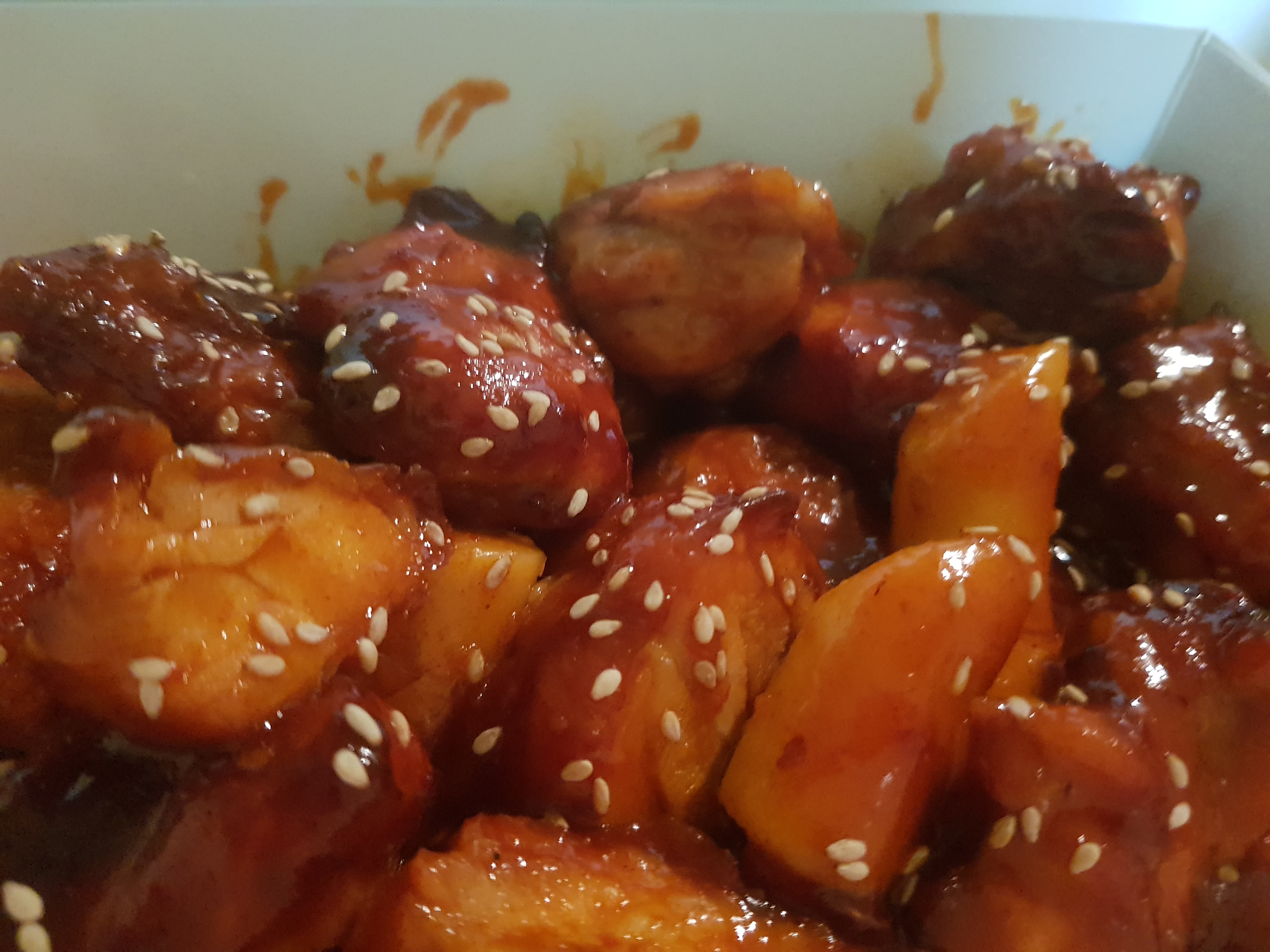  오븐마루 메뉴 추천! 바베큐 로스트 순살 후기~