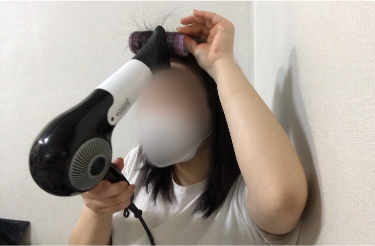 앞머리 스타일링 앞머리 롤 하나로 2