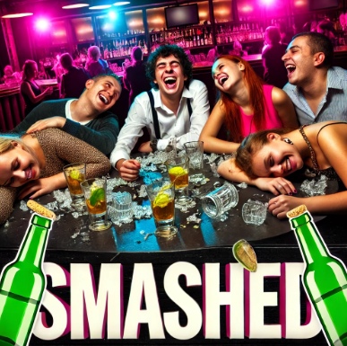 바에서 만취한 사람들 / smashed