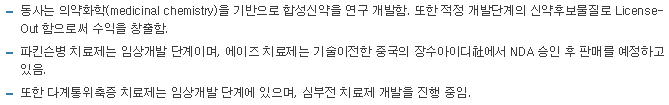 카이노스메드-사업요약