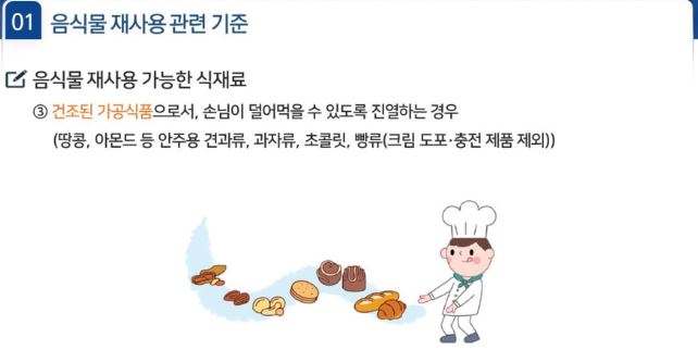 음식물 재사용 가능 음식