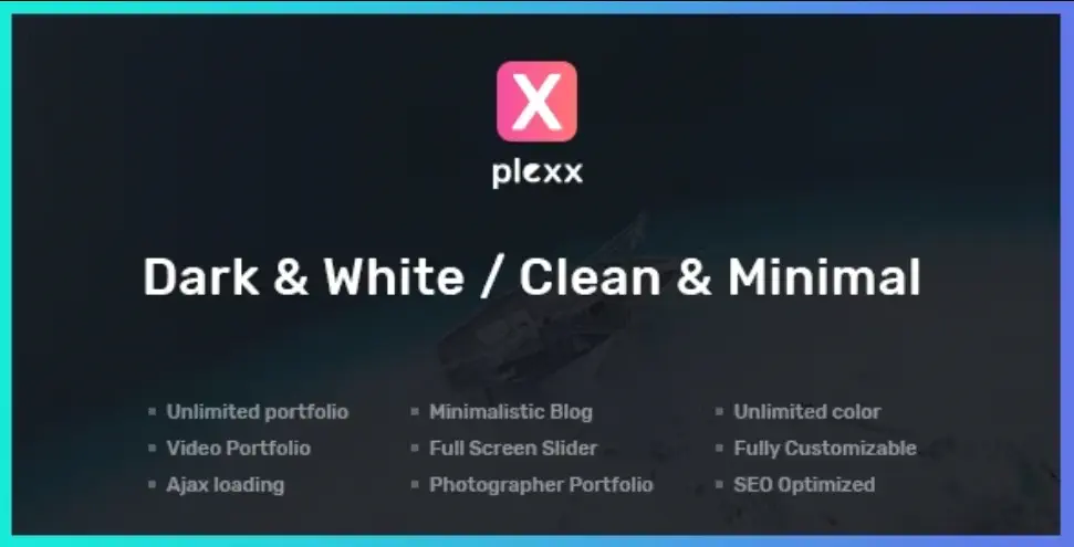 워드프레스 포트폴리오 & 동영상 갤러리 테마 Plexx 데모 설치 작업